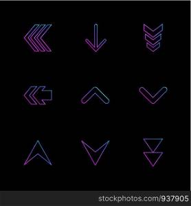 download , down , up , arrows , directions , left , right , pointer , download , upload , up , down , play , pause , foword , rewind , icon, vector, design, flat, collection, style, creative, icons