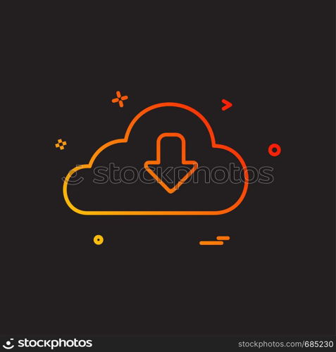 Download icon design vector