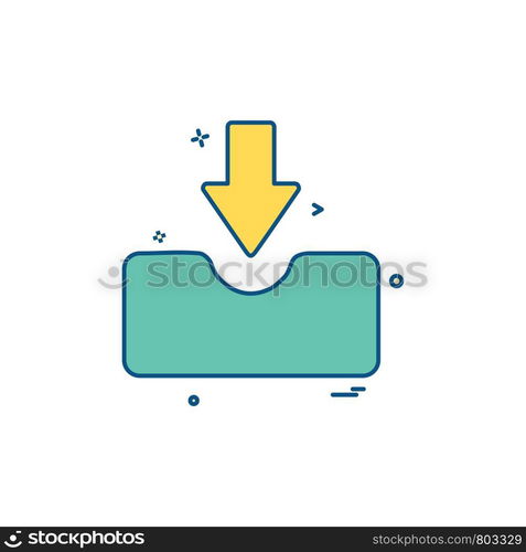 Download icon design vector