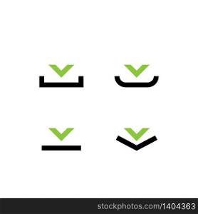 download icon, symbol design simple