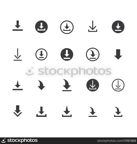 Download icon vector design template