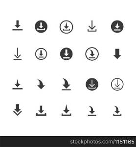 Download icon vector design template