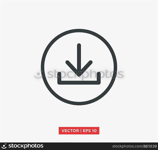 Download Icon Vector Illustration