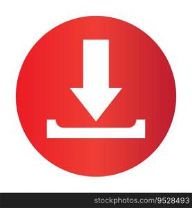 Download icon vector illustration symbol template