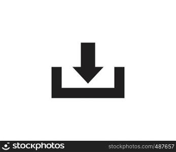 Download icon vector symbol illustration design