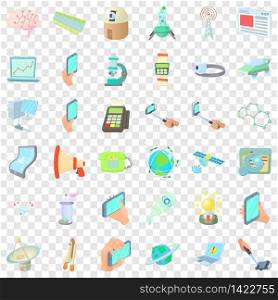 Download icons set. Cartoon style of 36 download vector icons for web for any design. Download icons set, cartoon style