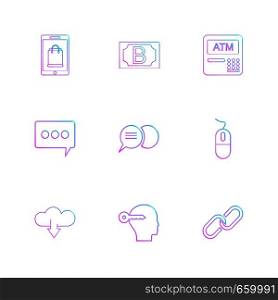 download , key , mouse , atm , cart , technology , online, internet , shopping bag , icon, vector, design, flat, collection, style, creative, icons ,