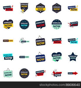 Download now A pack of 25 vector designs for any purpose