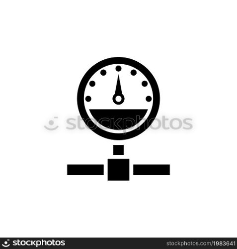 Download Upload Speed, Internet Test. Flat Vector Icon illustration. Simple black symbol on white background. Download Upload Speed, Internet Test sign design template for web and mobile UI element. Download Upload Speed, Internet Test Flat Vector Icon