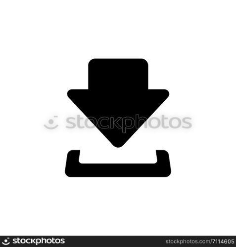 Download vector icon. Download black icon. Download icon isolated on white background. Eps10. Download vector icon. Download black icon. Download icon isolated on white background