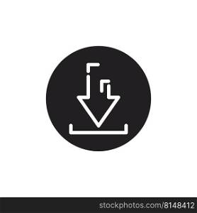 Download vector icon, install symbol. Modern, simple vector data illustration for a website or mobile app