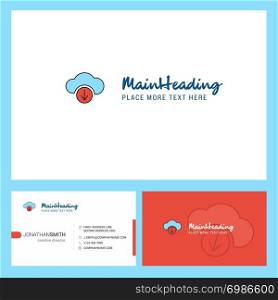 Downloading Logo design with Tagline & Front and Back Busienss Card Template. Vector Creative Design
