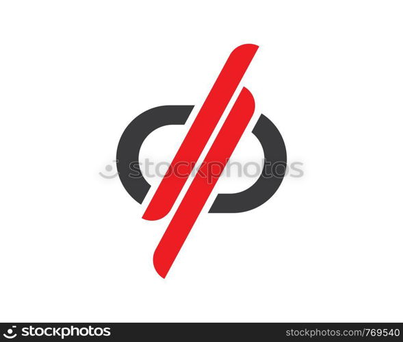 dp letter logo icon illustration vector design