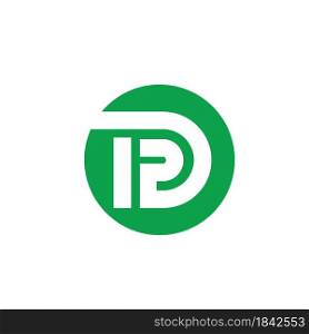 dp or tdp letter icon illustration vector design concept web