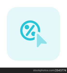 Dragging cursor pointer over the discount section.