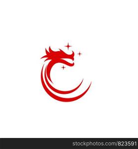 Dragon C logo and symbol vector