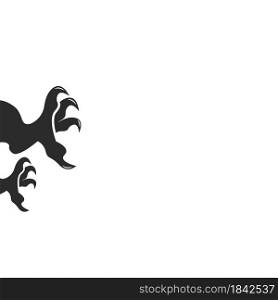 Dragon claw icon template vector illustration design