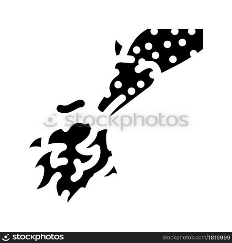 dragon fairy tale glyph icon vector. dragon fairy tale sign. isolated contour symbol black illustration. dragon fairy tale glyph icon vector illustration