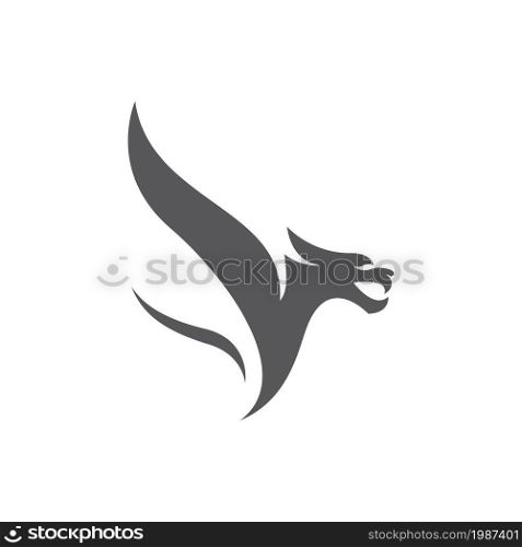 Dragon head logo images illustration design