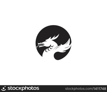 Dragon head vector illustration