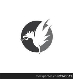 Dragon icon symbol illustration design