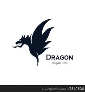 Dragon icon symbol vector illustration design