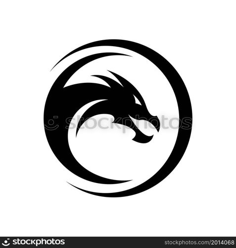 Dragon logo images illustration design