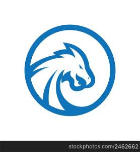 Dragon logo images illustration design