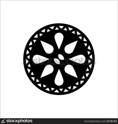 Drain Hole Grille Icon, Sink Grille Icon Vector Art Illustration