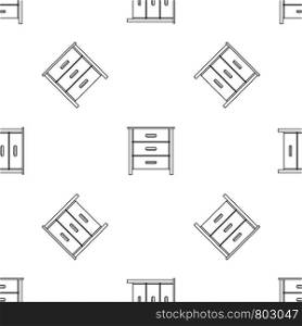 Drawer pattern seamless vector repeat geometric for any web design. Drawer pattern seamless vector