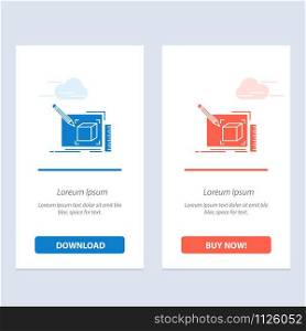 Drawing, Art, Sketch, Line, Pencil Blue and Red Download and Buy Now web Widget Card Template