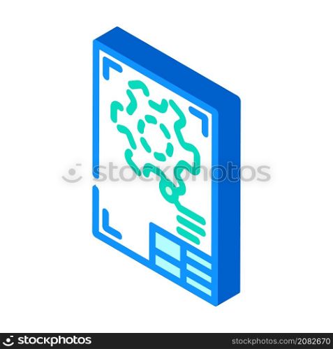 drawing digital document isometric icon vector. drawing digital document sign. isolated symbol illustration. drawing digital document isometric icon vector illustration