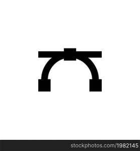 Drawing. Flat Vector Icon. Simple black symbol on white background. Drawing Flat Vector Icon