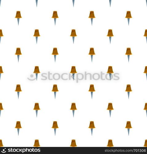 Drawing pin pattern seamless in flat style for any design. Drawing pin pattern seamless