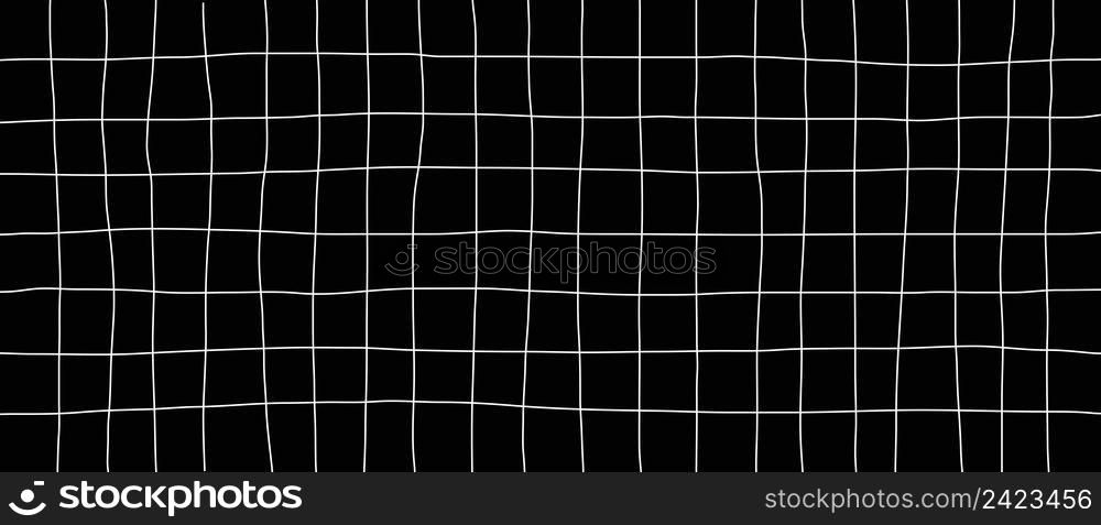 Drawing white line table on black background vector