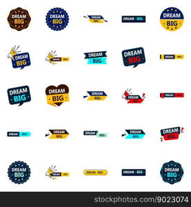 Dream Big 25 Modern Vector Elements for Inspiring and Motivating