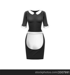 Dress black model. Stylish body. Pretty body. Vintage romance dress. 3d realistic vector. Dress black model vector