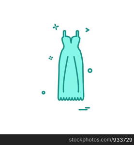 Dress icon design vector