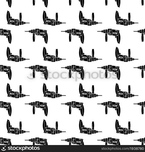 Drilling machine pattern seamless background texture repeat wallpaper geometric vector. Drilling machine pattern seamless vector