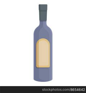 Drink bottle icon cartoon vector. Wine cellar. Winery store. Drink bottle icon cartoon vector. Wine cellar