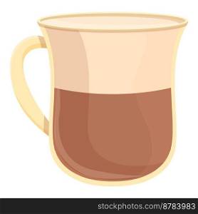 Drink cup icon cartoon vector. Ice coffee. Latte fresh. Drink cup icon cartoon vector. Ice coffee
