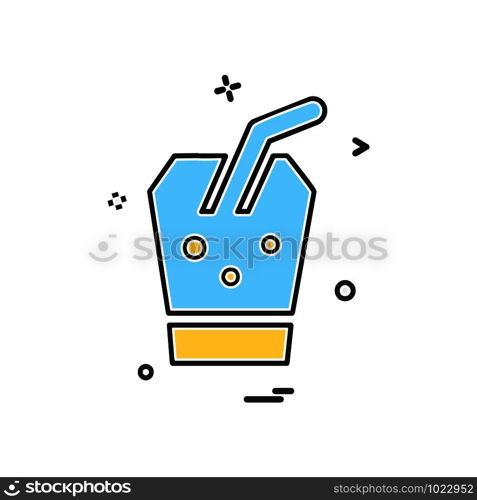 Drink icon design vector