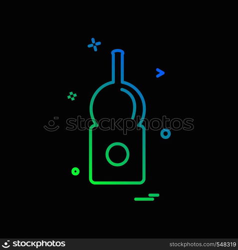 Drink icon design vector