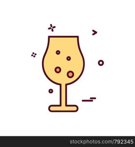 Drink icon design vector