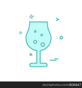 Drink icon design vector