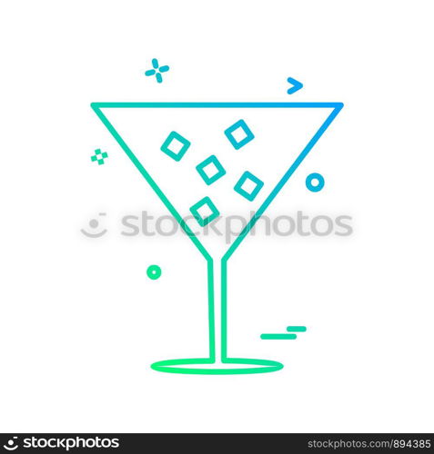 Drink icon design vector