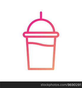 Drink icon gradient pink yellow summer beach illustration vector element and symbol perfect.