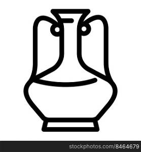 drink jug line icon vector. drink jug sign. isolated contour symbol black illustration. drink jug line icon vector illustration