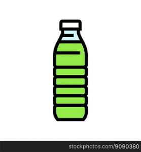 drink juice plastic bottle color icon vector. drink juice plastic bottle sign. isolated symbol illustration. drink juice plastic bottle color icon vector illustration