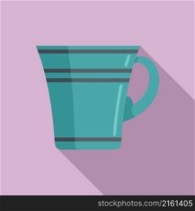 Drink mug icon flat vector. Coffee cup. Hot tea. Drink mug icon flat vector. Coffee cup